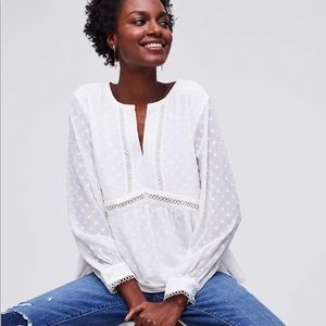 LOFT Peplum Top